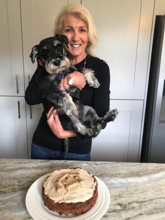 peanut butter dog birthday cake