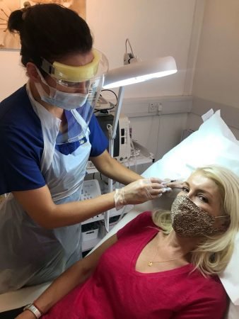 Botox around eyes